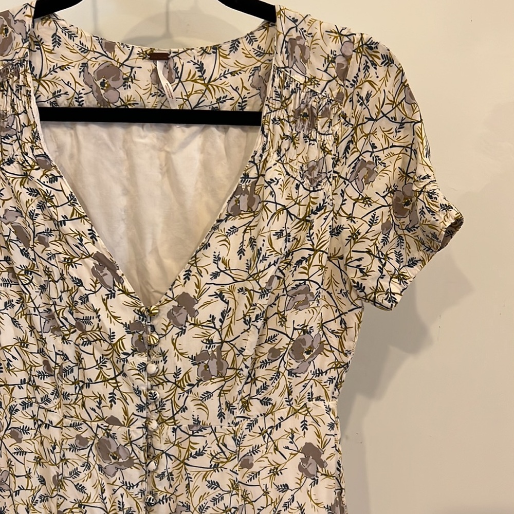 Free people mystic magnolia midi dress - Picture 3 of 7